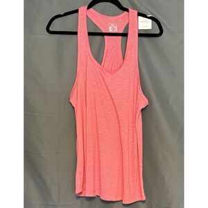 Sexy Basics 24/7 Activewear Racerback Womens‎ Salmon Color Tank Top XX-Large